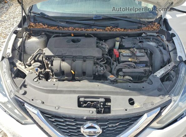 3N1AB7AP3HY347894 2017 NISSAN SENTRA Белый Вид задней части салона