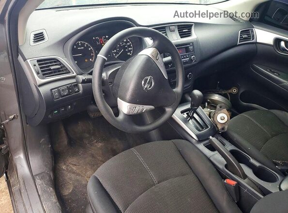 3N1AB7AP3HY405552 2017 NISSAN SENTRA Серый Вид панели приборов