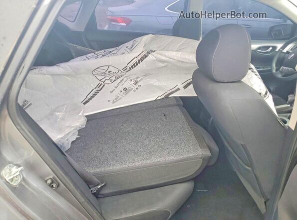 3N1AB7AP3HY405552 2017 NISSAN SENTRA Серый Вид задних сидений