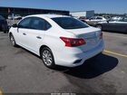 2018 Nissan Sentra Sv White vin: 3N1AB7AP3JL647275
