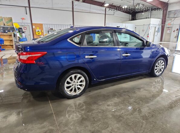 3N1AB7AP3JL658275 2018 NISSAN SENTRA Синий Задняя правая четверть