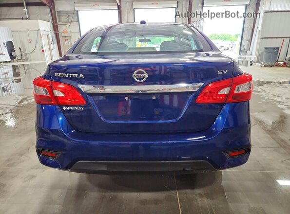 3N1AB7AP3JL658275 2018 NISSAN SENTRA Синий Вид сзади