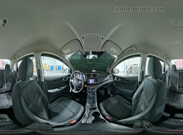 3N1AB7AP3JL658275 2018 NISSAN SENTRA Синий Панорамный вид салона 360°