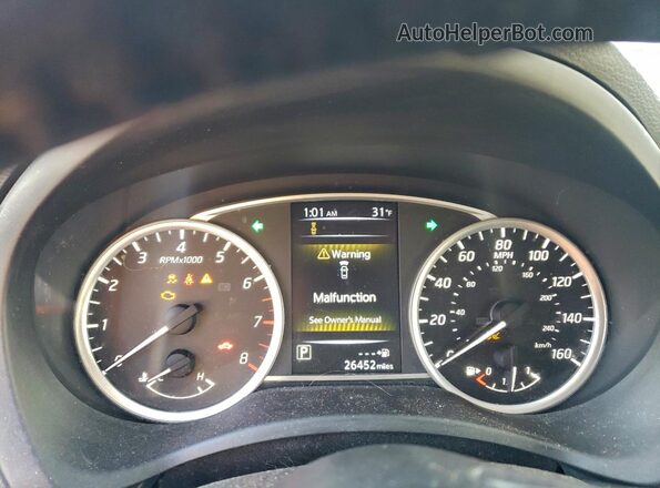 3N1AB7AP3JL660558 2018 NISSAN SENTRA Blue Widok zestawu wskaźników