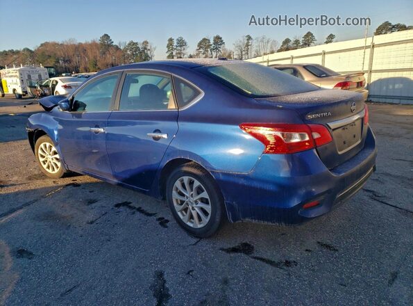 3N1AB7AP3JL660558 2018 NISSAN SENTRA Blue Tył lewy
