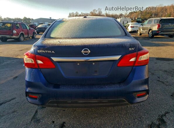 3N1AB7AP3JL660558 2018 NISSAN SENTRA Blue Widok z tyłu