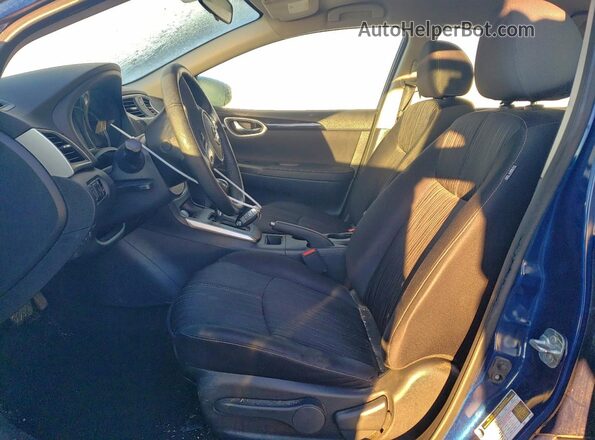 3N1AB7AP3JL660558 2018 NISSAN SENTRA Blue Widok wnętrza z przodu