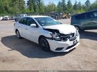 2018 Nissan Sentra S/sl/sr/sv White vin: 3N1AB7AP3JY204613