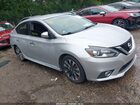 2018 Nissan Sentra Sr Silver vin: 3N1AB7AP3JY227793