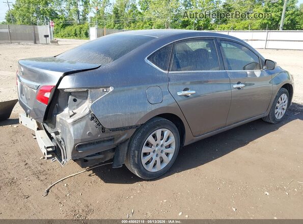 3N1AB7AP3JY240463 2018 NISSAN SENTRA Gray Задня права чверть
