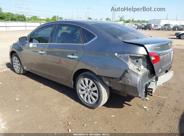 3N1AB7AP3JY240463 2018 NISSAN SENTRA Gray Задня ліва чверть