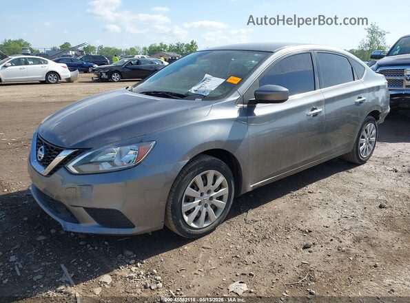 3N1AB7AP3JY240463 2018 NISSAN SENTRA Gray Передня ліва чверть