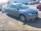 2019 Nissan Sentra Sv Gray vin: 3N1AB7AP3KL614214