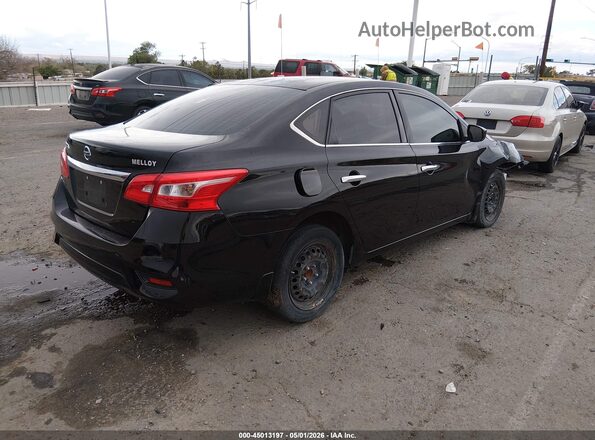 3N1AB7AP3KY257023 2019 NISSAN SENTRA Black Trasero derecho