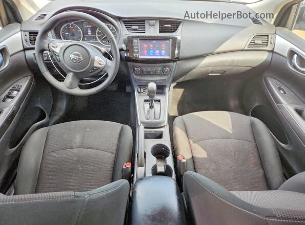 3N1AB7AP3KY375914 2019 NISSAN SENTRA Gray Dashboard view