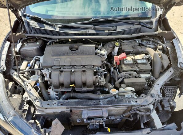 3N1AB7AP3KY375914 2019 NISSAN SENTRA Gray Rear interior view