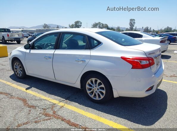 3N1AB7AP3KY407017 2019 NISSAN SENTRA White Trasero izquierdo