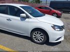 2019 Nissan Sentra Sv White vin: 3N1AB7AP3KY407017