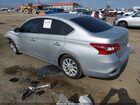 2019 Nissan Sentra Sv Silver vin: 3N1AB7AP3KY435657