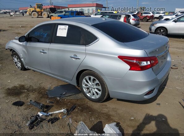 3N1AB7AP3KY435657 2019 NISSAN SENTRA Silver უკანა მარცხენა