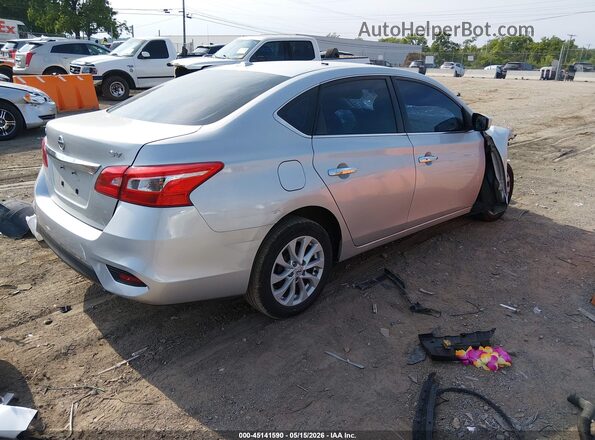 3N1AB7AP3KY435657 2019 NISSAN SENTRA Silver უკანა მარჯვენა