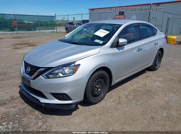 3N1AB7AP4GL648198 2016 NISSAN SENTRA Gray Vista tres cuartos delantera izquierda