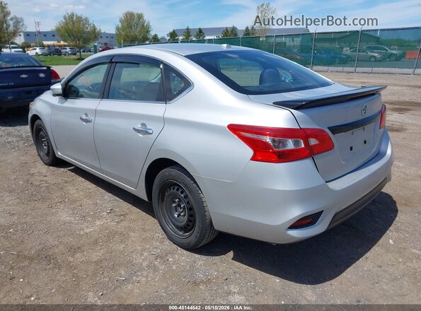 3N1AB7AP4GL648198 2016 NISSAN SENTRA Gray Trasero izquierdo
