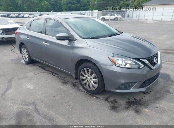 3N1AB7AP4GL684182 2016 NISSAN SENTRA Gray წინა მარჯვენა