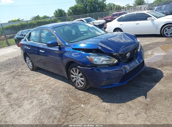 3N1AB7AP4GY226550 2016 NISSAN SENTRA Blue Delantero derecho