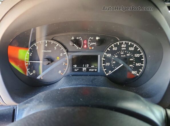 3N1AB7AP4GY260987 2016 NISSAN SENTRA Silver Instrument cluster view