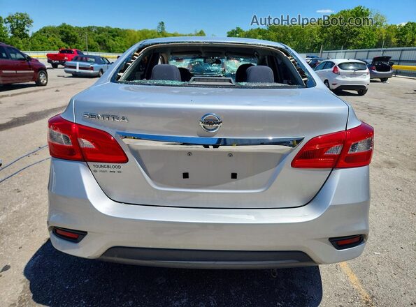 3N1AB7AP4GY260987 2016 NISSAN SENTRA Silver Rear view