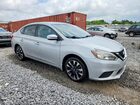 2017 Nissan Sentra S Серебряный vin: 3N1AB7AP4HY208003