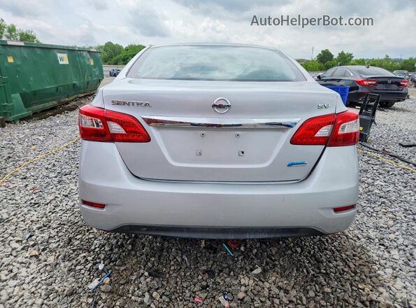 3N1AB7AP4HY208003 2017 NISSAN SENTRA Серебряный Вид сзади