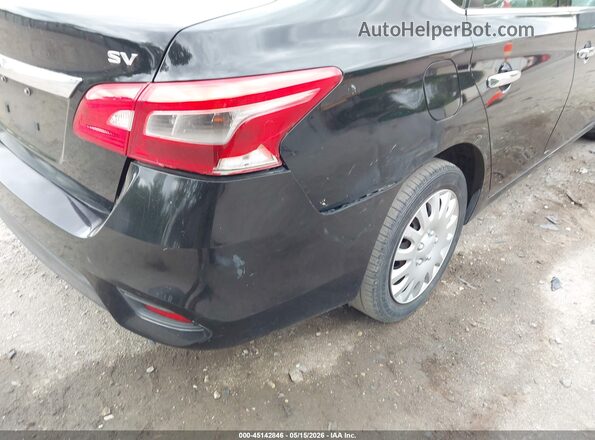 3N1AB7AP4HY225223 2017 NISSAN SENTRA Black Սալոնի հետևի տեսք