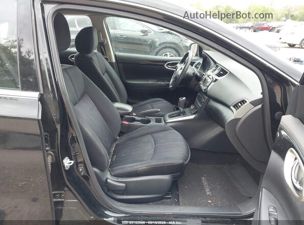 3N1AB7AP4HY225223 2017 NISSAN SENTRA Black Սալոնի դիմացի տեսք