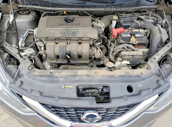 3N1AB7AP4HY393041 2017 NISSAN SENTRA Серый Вид задней части салона