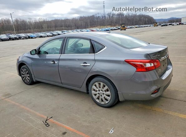 3N1AB7AP4HY393041 2017 NISSAN SENTRA Серый Задняя левая четверть