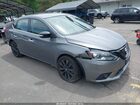 2018 Nissan Sentra Sr Gray vin: 3N1AB7AP4JY275299