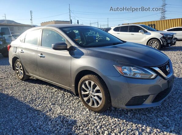 3N1AB7AP4JY342175 2018 NISSAN SENTRA Gray Передня права чверть