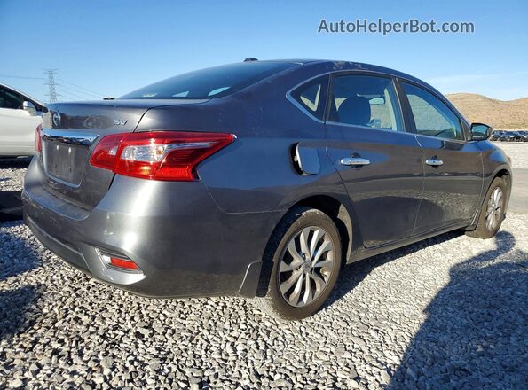 3N1AB7AP4JY342175 2018 NISSAN SENTRA Gray Задня права чверть
