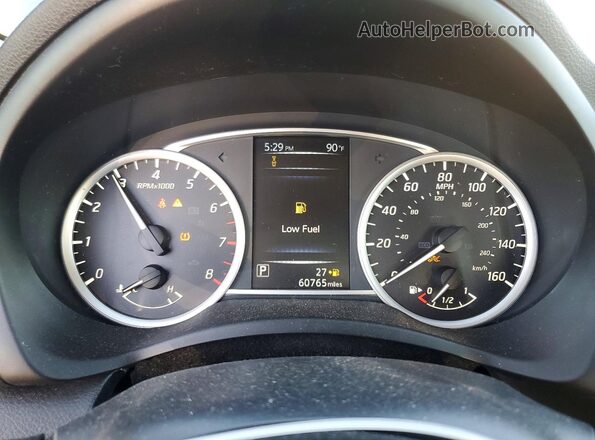 3N1AB7AP4JY342175 2018 NISSAN SENTRA Gray Вид щитка приладів