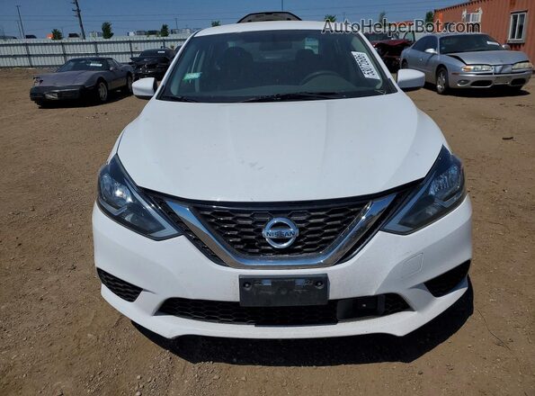 3N1AB7AP4KY207926 2019 NISSAN SENTRA Белый Вид спереди