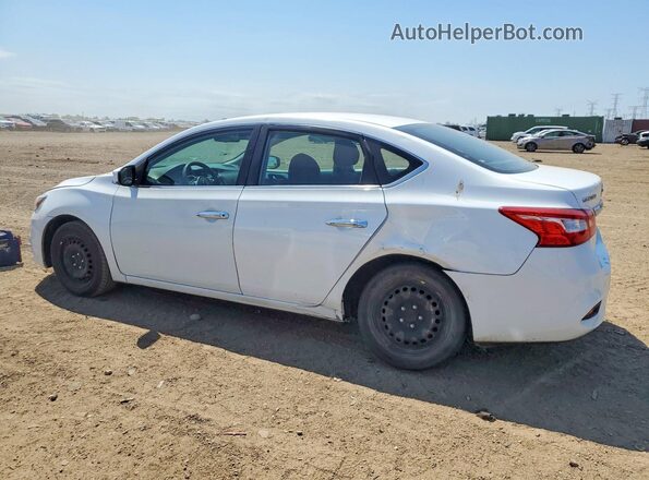 3N1AB7AP4KY207926 2019 NISSAN SENTRA Белый Задняя левая четверть