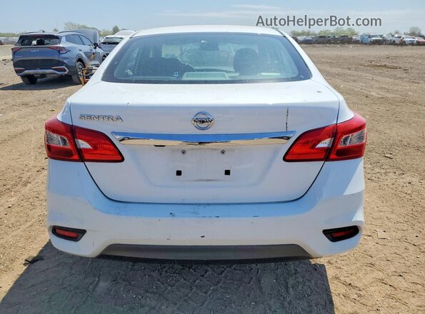3N1AB7AP4KY207926 2019 NISSAN SENTRA Белый Вид сзади