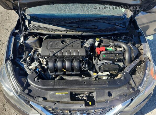3N1AB7AP4KY219512 2019 NISSAN SENTRA Серый Вид задней части салона