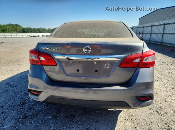 3N1AB7AP4KY219512 2019 NISSAN SENTRA Серый Вид сзади