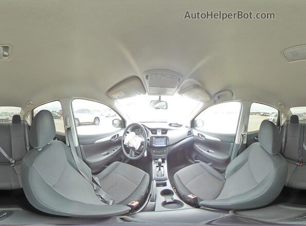3N1AB7AP4KY265373 2019 NISSAN SENTRA Black Панорамний вид салону 360°