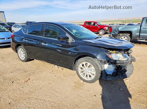 3N1AB7AP4KY280276 2019 NISSAN SENTRA Black Передня права чверть