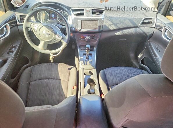 3N1AB7AP4KY280276 2019 NISSAN SENTRA Black Вид панелі приладів