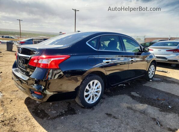 3N1AB7AP4KY280276 2019 NISSAN SENTRA Black Задня права чверть